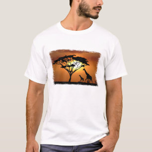 Camiseta familia de la jirafa
