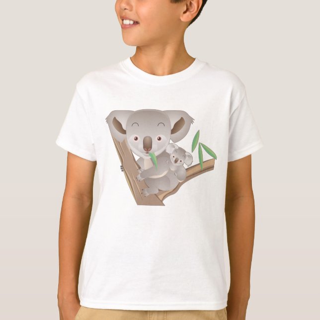 Camiseta Familia de la koala (Anverso)