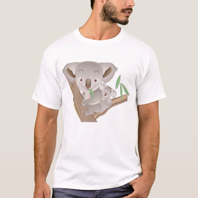 Camiseta Familia de la koala (Anverso)