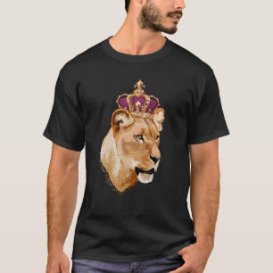Camiseta Familia de la León de la Reina Grande del Gato