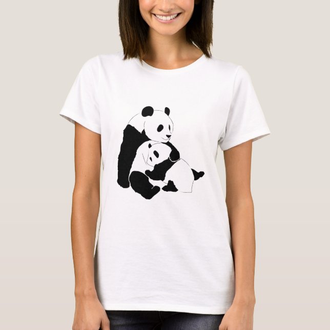 Camiseta Familia de la panda (Anverso)