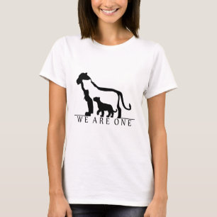 Camiseta Familia de leones (versión blanca)