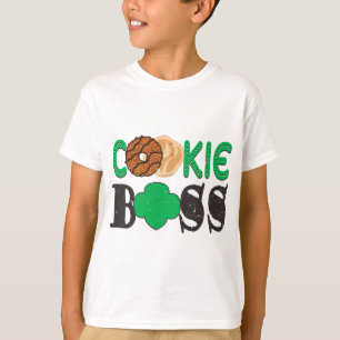 Camiseta Familia de líder de la tropa de Chica de la Cookie