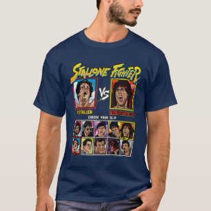 Camiseta familia de luchadores de Sylvester Stallone