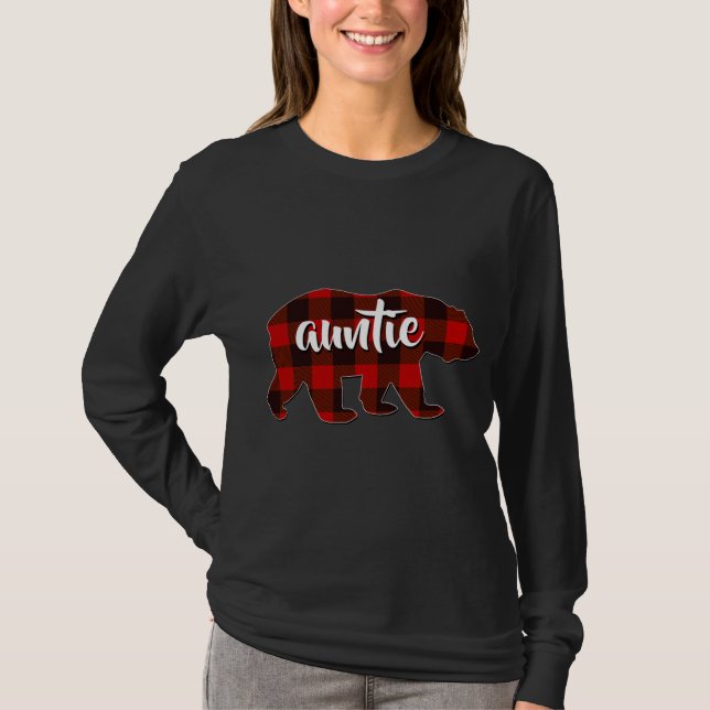 Camiseta Familia De Matanza De Búfalo De Tía Roja Pajama Ch (Anverso)