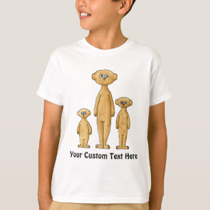 Camiseta Familia de Meerkat