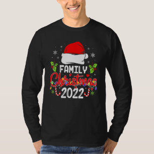 Camiseta Familia de Navidad Combinada 2022 Equipo Santa Elf