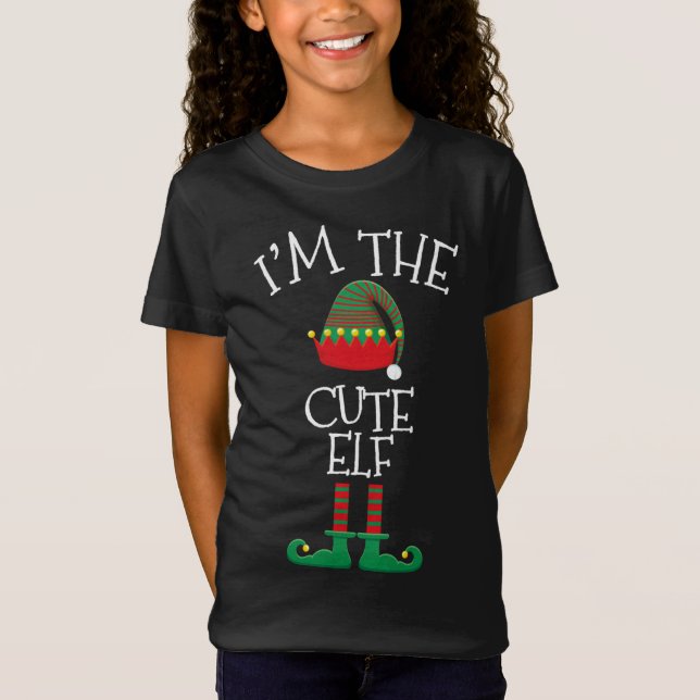 Camiseta Familia de navidades coincidiendo Yo soy el elfo m (Anverso)