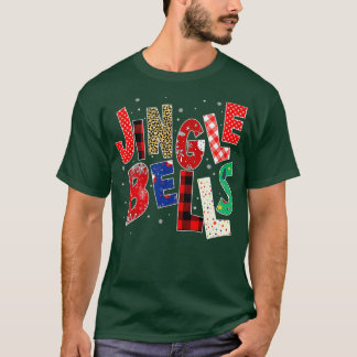 Camiseta Familia de Navidades de campanas rojas de jingle P