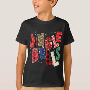 Camiseta Familia de Navidades de campanas rojas de jingle P
