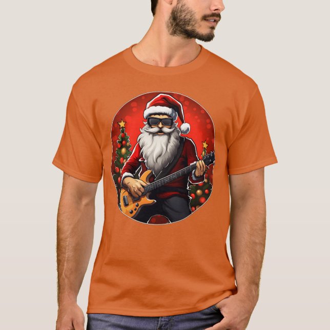 Camiseta Familia de Navidades de Guitarismo (Anverso)