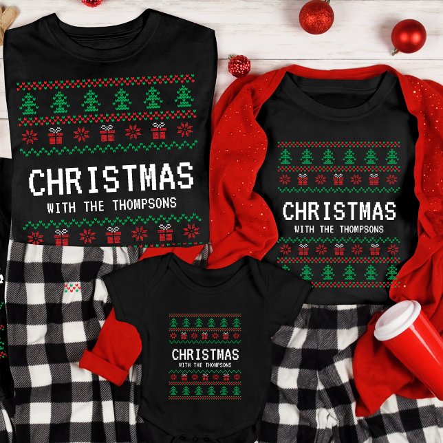 Camiseta Familia de Navidades feos y divertidos (Subido por el creador)