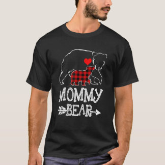 Camiseta Familia de Navidades Pajama de Búfalo de oso mami