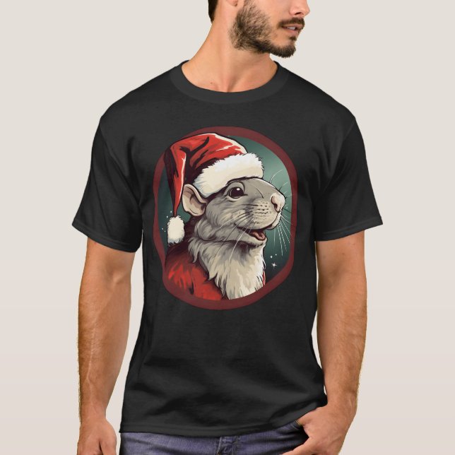 Camiseta Familia de Navidades raciales (Anverso)