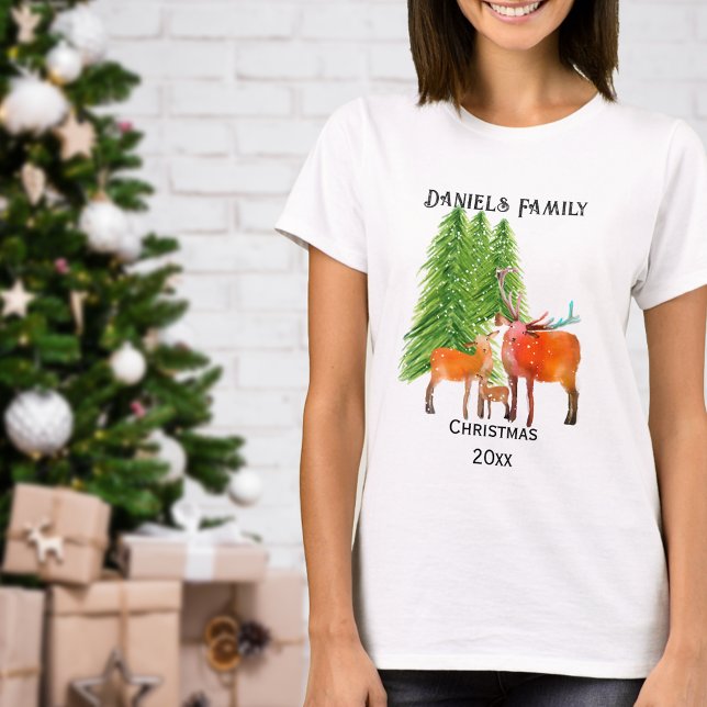 Camiseta Familia de Navidades venados (Subido por el creador)
