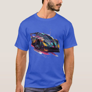 Camiseta Familia de niños de coches de carreras de ciencia 