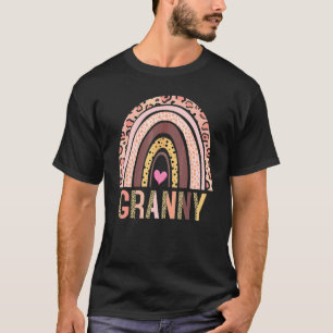 Camiseta Familia de novias Rainbow Leopard Gráfica Cute Mot
