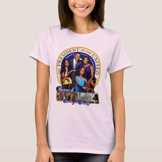 Camiseta Familia de Obama 2008 (muñeca T)
