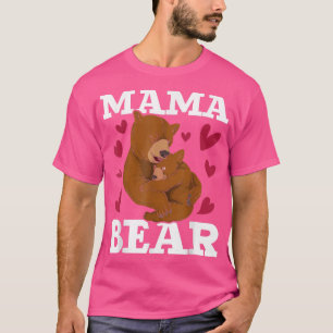 Camiseta Familia De Oso Cubo Animal Mamá Mamá Mamá Sé