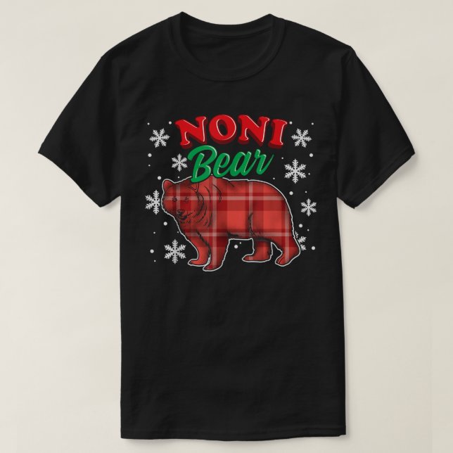 Camiseta Familia de oso de regalo de regalo de regalo de bú (Diseño del anverso)