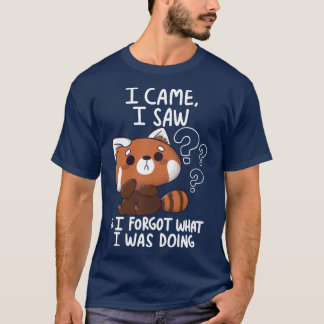 Camiseta Familia de panda rojo olvidadiza
