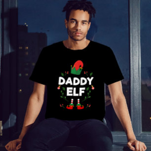 Camiseta Familia de papi elf que coincide con navidades nom