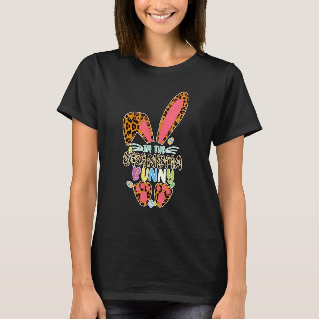 Camiseta Familia de Pascua de Conejo Conejo Nana M (Anverso)