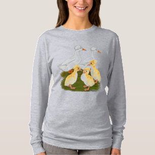 Camiseta Familia de patos crestados