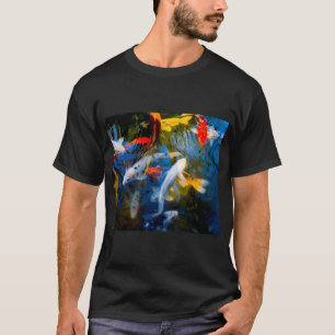 Camiseta Familia de peces koi