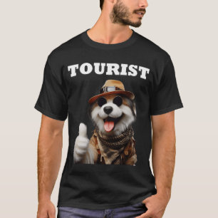 Camiseta Familia de Perro Turista