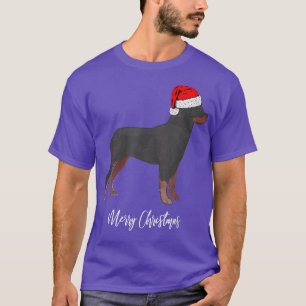 Camiseta Familia de perros Rottweiler Feliz Regalo de Navid