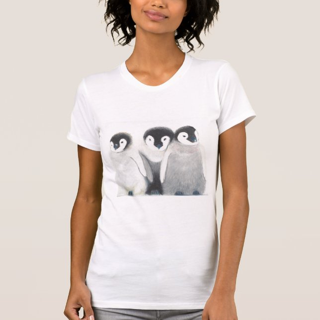 Camiseta Familia de Pingüinos (Anverso)