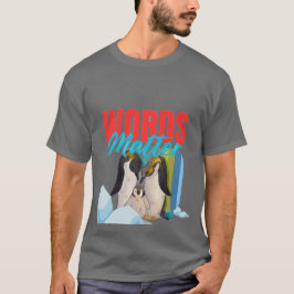 Camiseta Familia de Pingüinos Coloridos Amor