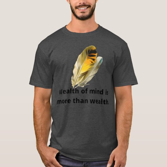 Camiseta Familia de plumas de aves (Anverso)