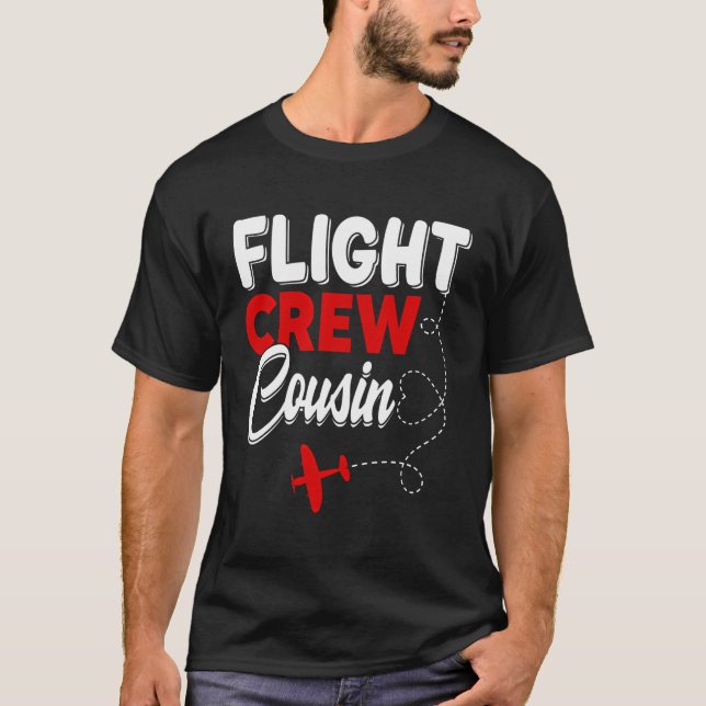 Camiseta Familia de primos de cumpleaños en avión de la tri (Anverso)