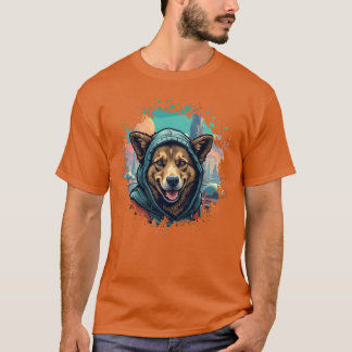 Camiseta familia de regalo de perro urbano