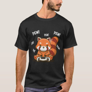 Camiseta Familia de regalos de Panda Rojo