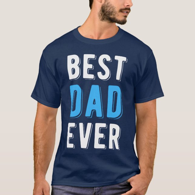 Camiseta Familia de regalos del Día del Padre Mejor Papá (Anverso)