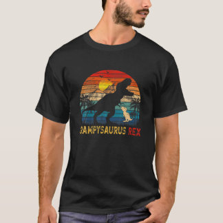 Camiseta Familia de Regalos Rex de Grampysaurus Retro Vinta