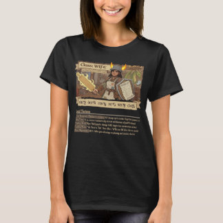 Camiseta Familia de RPG - Clase Esposa con ESTADÍSTICAS - e