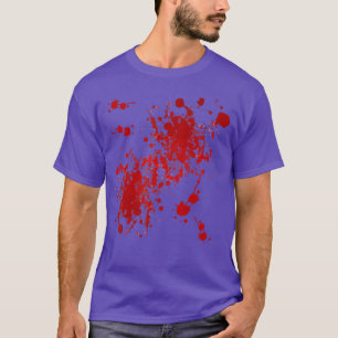 Camiseta Familia de salpicaduras de sangre falsa