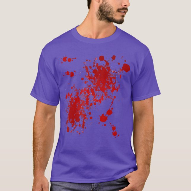 Camiseta Familia de salpicaduras de sangre falsa (Anverso)