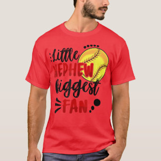 Camiseta Familia de Softball Cute Coincide Pequeño Sobrino