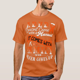 Camiseta Familia de soporte de cinta para Naranja de sensib