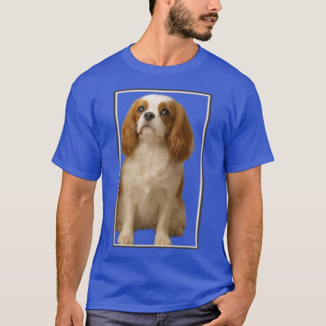 Camiseta Familia de Spaniel enmarcado (Anverso)
