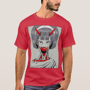 Camiseta Familia de terror de anime espeluznante