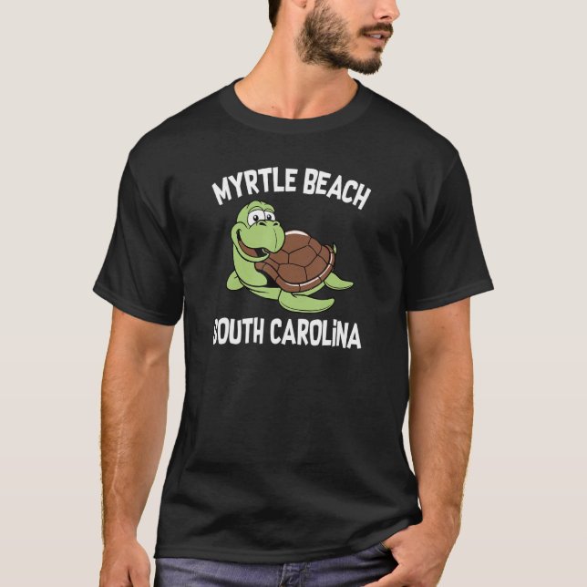 Camiseta Familia de tortugas marinas Myrtle Beach South Car (Anverso)