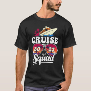 Camiseta Familia De Vacaciones De Cruceros Familiares Squad
