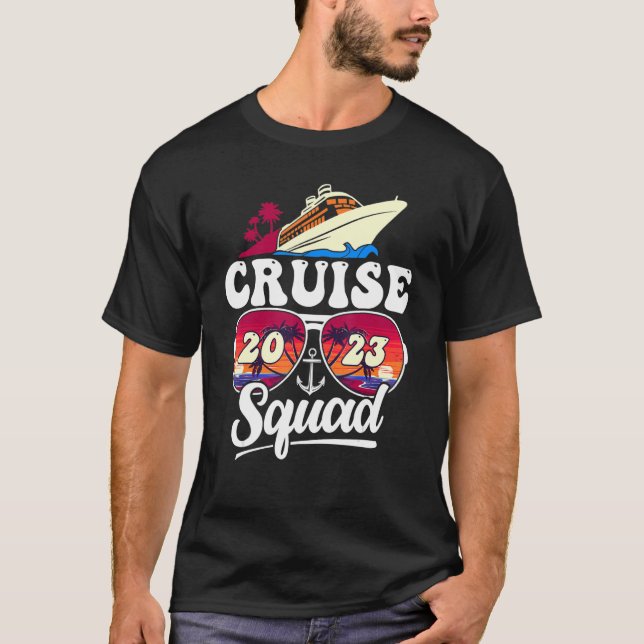 Camiseta Familia De Vacaciones De Cruceros Familiares Squad (Anverso)