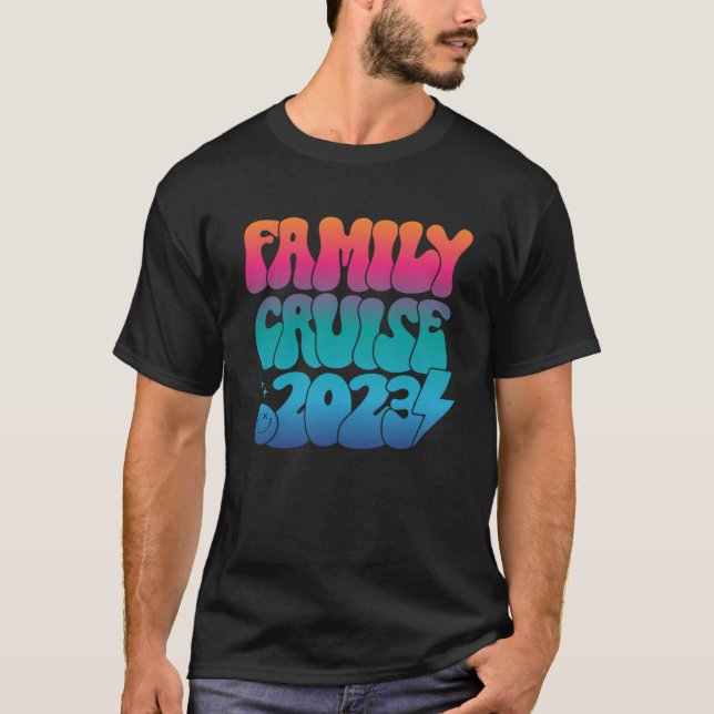 Camiseta Familia de vacaciones familiares en crucero famili (Anverso)